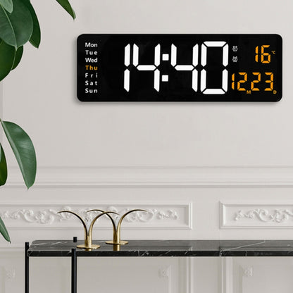 Seinäkello LED 38 cm