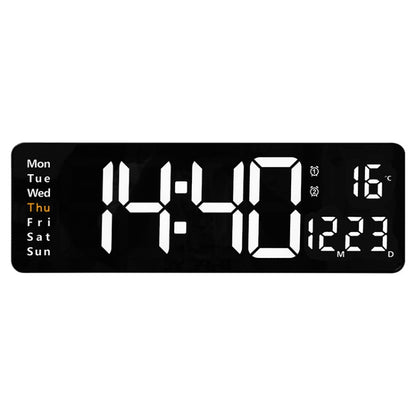 Seinäkello LED 38 cm
