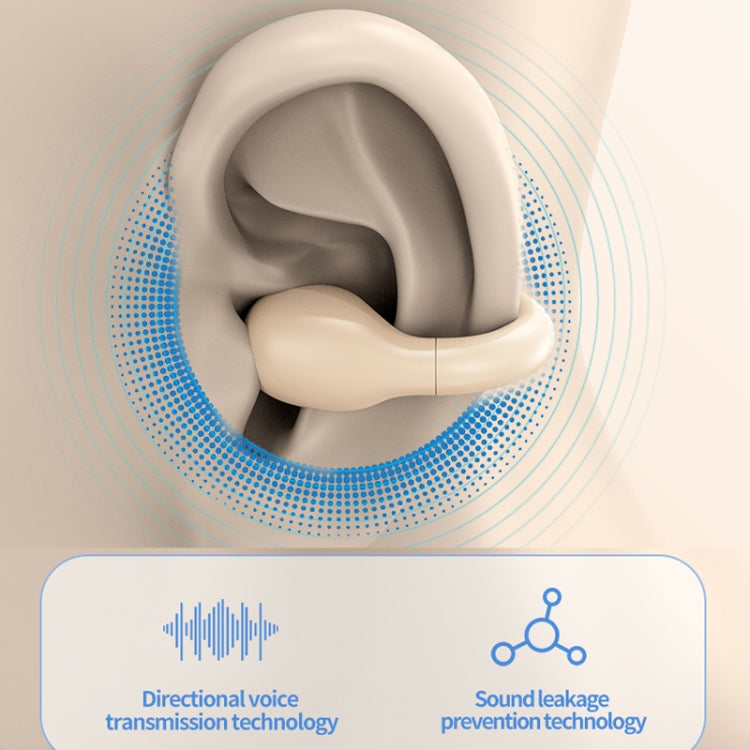 M10 IPX5 Waterproof Ear Clip Bluetooth Earphones, Style:, M10 Single Black, M10 Single White, M10 Single Pink, M10 Single Skin Color, M10 Single Green, M10 Doble Skin Color, M10 Doble Black, M10 Doble White, M10 Doble Pink, M10 Doble Green