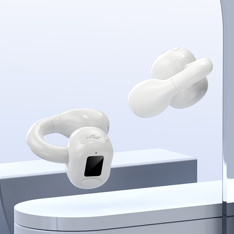 M10 IPX5 Waterproof Ear Clip Bluetooth Earphones, Style:, M10 Single Black, M10 Single White, M10 Single Pink, M10 Single Skin Color, M10 Single Green, M10 Doble Skin Color, M10 Doble Black, M10 Doble White, M10 Doble Pink, M10 Doble Green