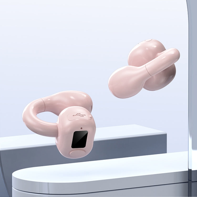 M10 IPX5 Waterproof Ear Clip Bluetooth Earphones, Style:, M10 Single Black, M10 Single White, M10 Single Pink, M10 Single Skin Color, M10 Single Green, M10 Doble Skin Color, M10 Doble Black, M10 Doble White, M10 Doble Pink, M10 Doble Green