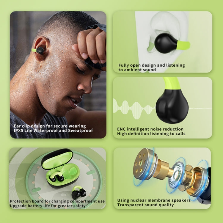 Nappikuulokkeet Clip-On Bluetooth