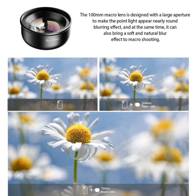 APEXEL 4K 100mm Macro LED KIT