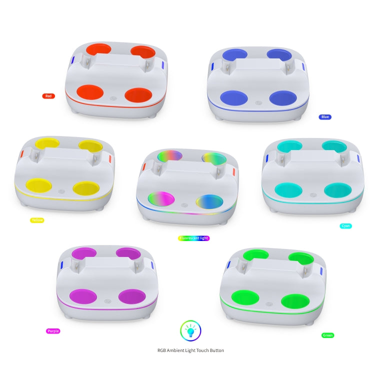 PS5 Controller Dual Charger RGB