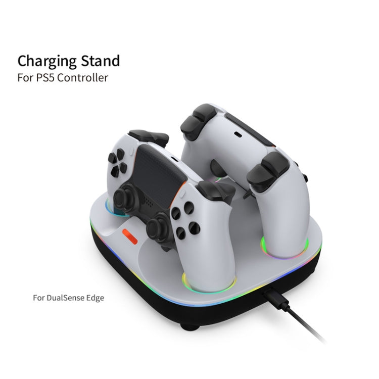 PS5 Controller Dual Charger RGB