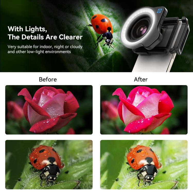 APEXEL 10-20x Zoom Macro Kit