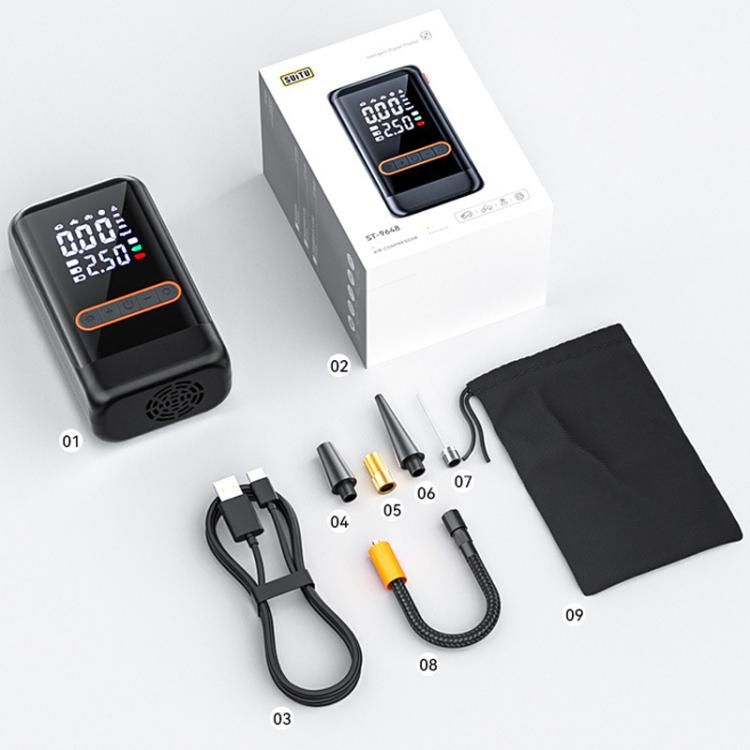 Ilmapumppu ladattava 3600 mAh