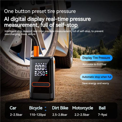 Ilmapumppu ladattava 3600 mAh