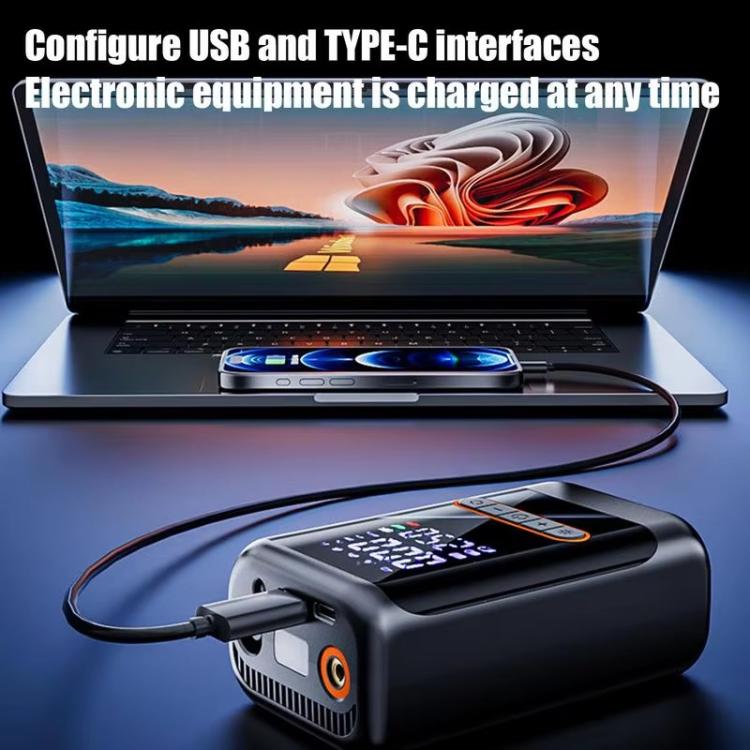 Ilmapumppu ladattava 3600 mAh