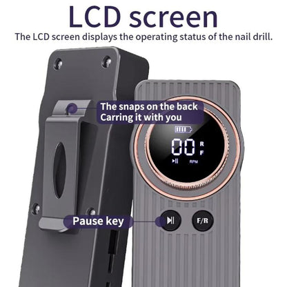 Kynsipora Ladattava 35000RPM