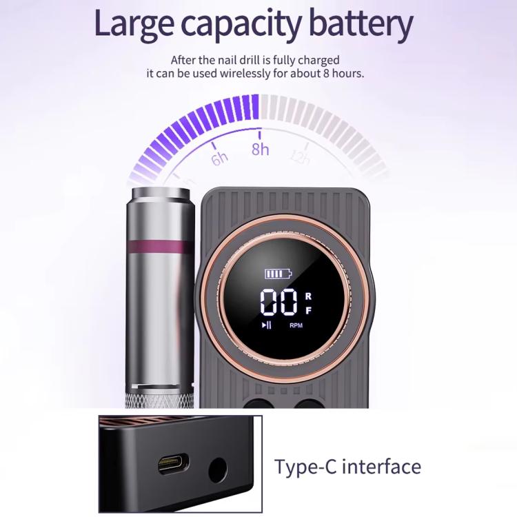 Kynsipora Ladattava 35000RPM