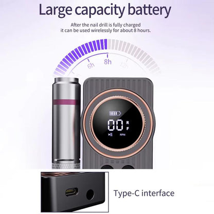 Kynsipora Ladattava 35000RPM