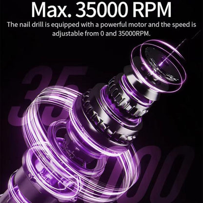 Kynsipora Ladattava 35000RPM