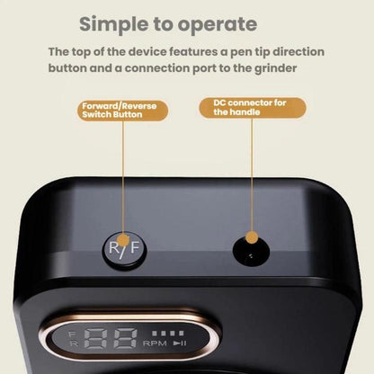 Kynsipora Ladattava 45,000 RPM