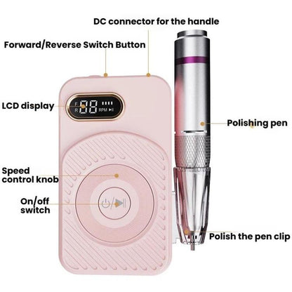 Kynsipora Ladattava 45,000 RPM