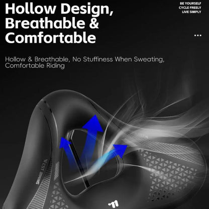 Polkupyörän Satula Erikoisleveä M, L