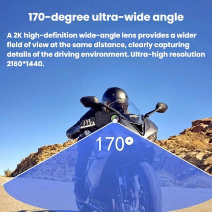 Moottoripyörä Dashcam IP66 WIFI