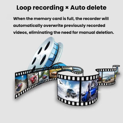 Moottoripyörä Dashcam IP66 WIFI