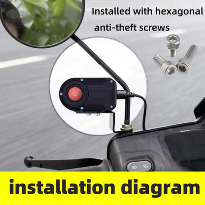 Moottoripyörä Dashcam IP66 WIFI