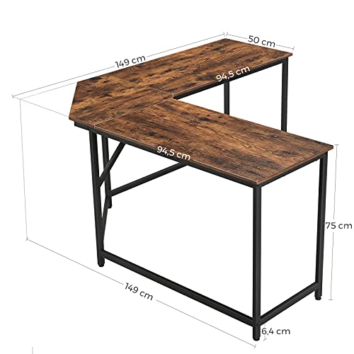 Kirjoituspöytä L-Shape 149 cm