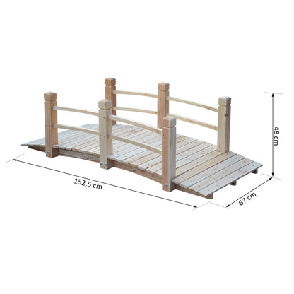 Silta puutarhaan 150 cm