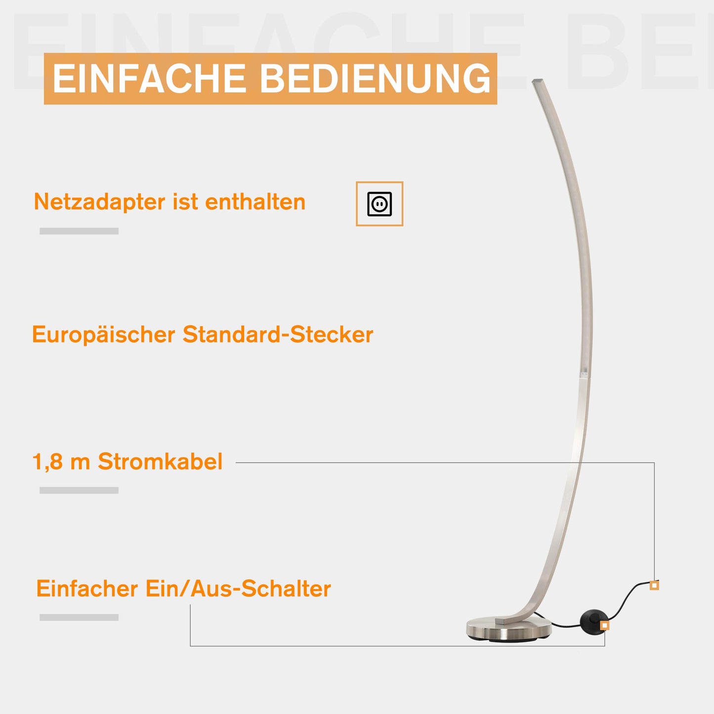 Lattiavalaisin Led 149 cm