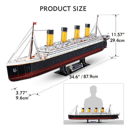 RMS Titanic Led 88 cm pienoismalli