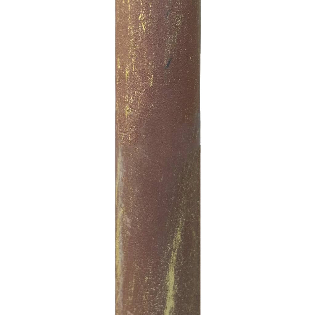 Puutarhan pergola antiikkiruskea 4x3x2,5 m rauta